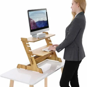 Adjustable Bamboo Desk Riser